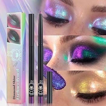 Vawolecy Caméléon Eyeliner Crayon, Eyeliners Métalliques ...