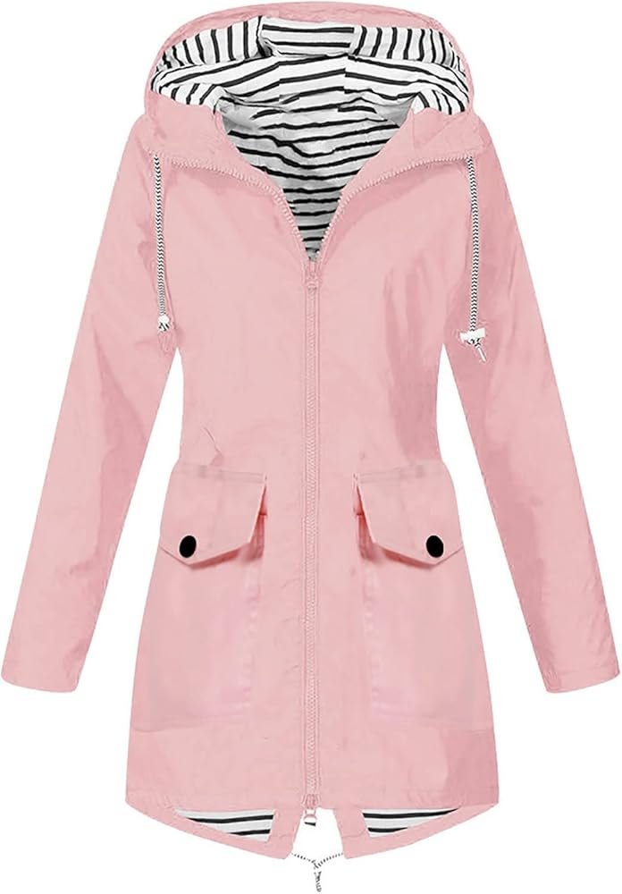 Women's Waterproof Jacket Coats Windproof Warm Large Size ...