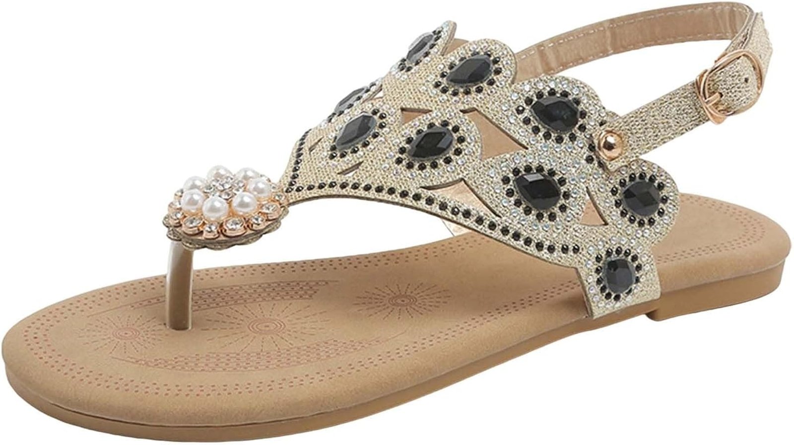 womens flat sandals flat flip flops glitter flip flops bohemian flip flops ...