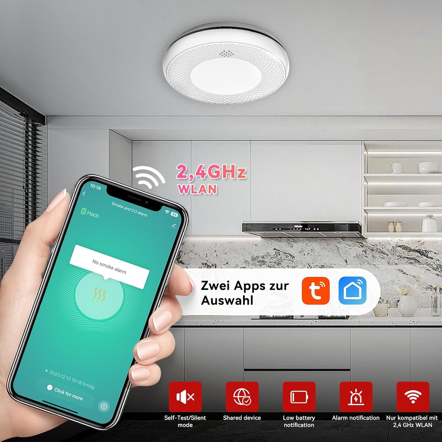 Xiaomi Detecteurs Fumee Monoxyde