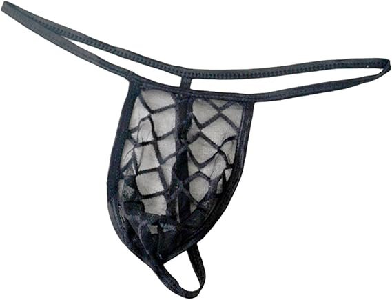 XIUH Men's Thongs Underwear Set Breathable Mesh G String ...