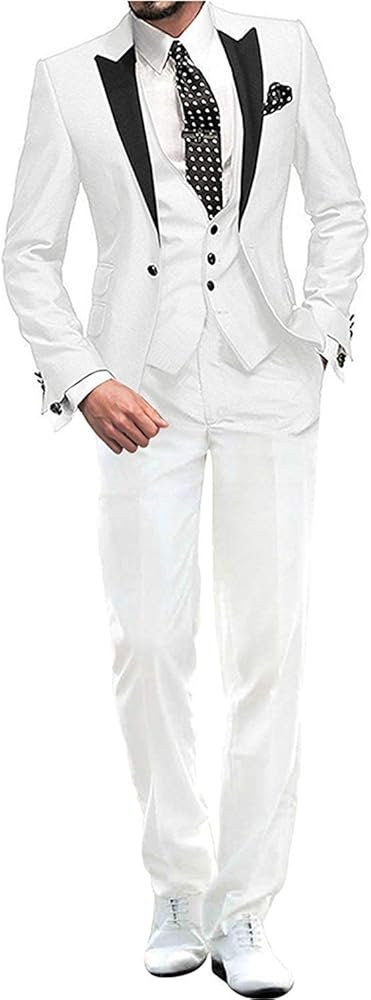 YYI Hommes 3 Pièces Costumes Formels pour Les ...