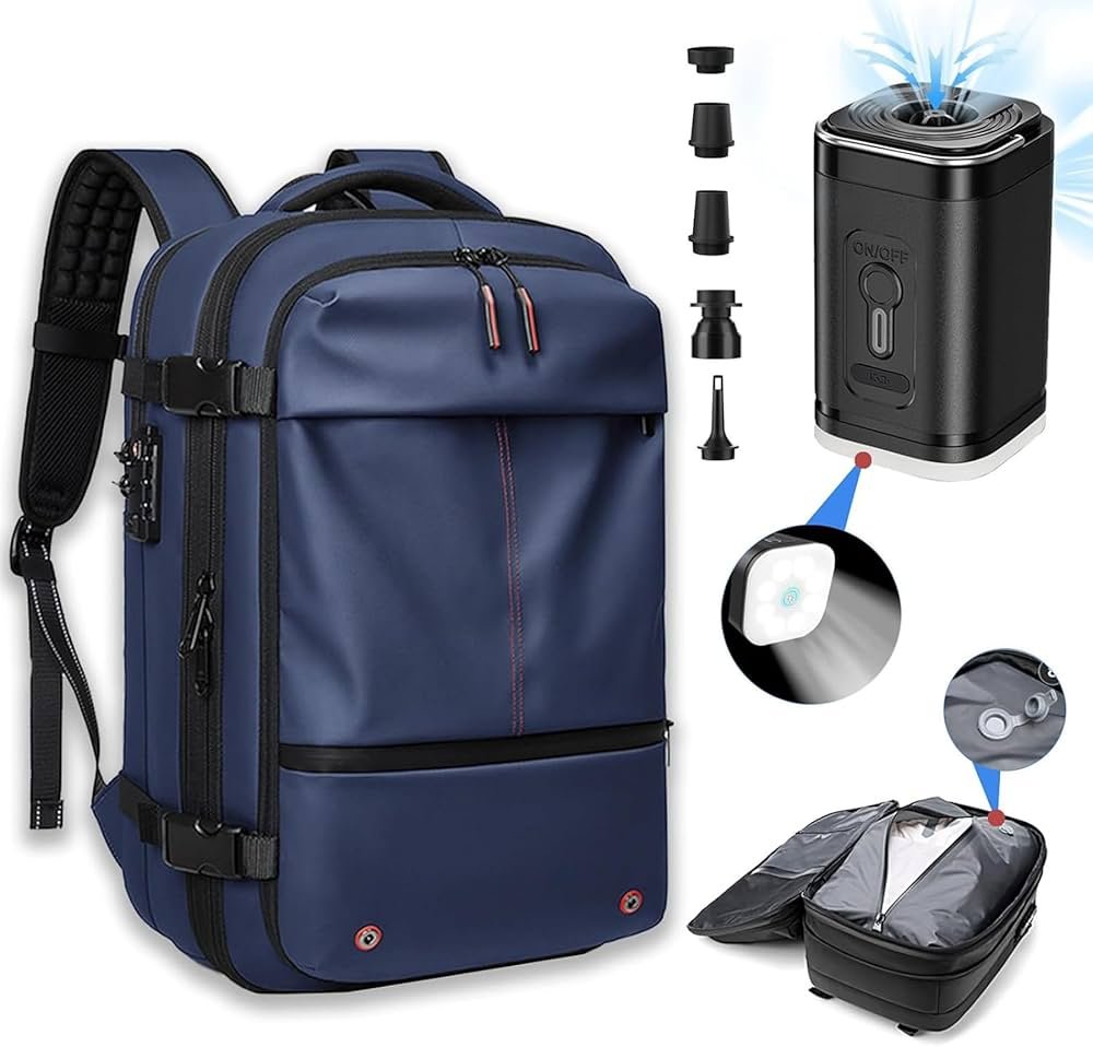 Jet Pack Pro Travel Bag with Pump,60L Expandable Backpack with ...