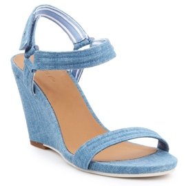 Wedge Heels Lacoste Bleu