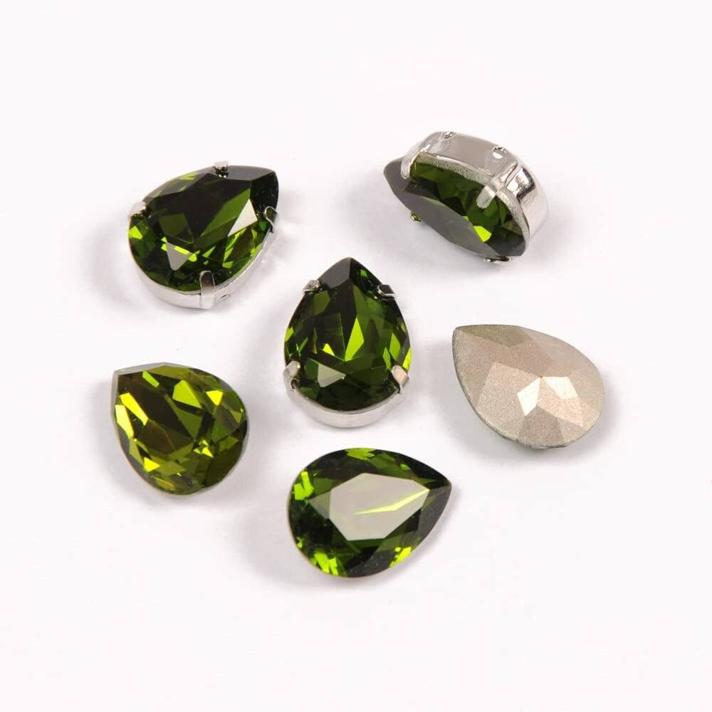 Olivine Vêtement Perles Cristal Griffe Verre Strass Fantaisie for Vêtements Gym Costume ...