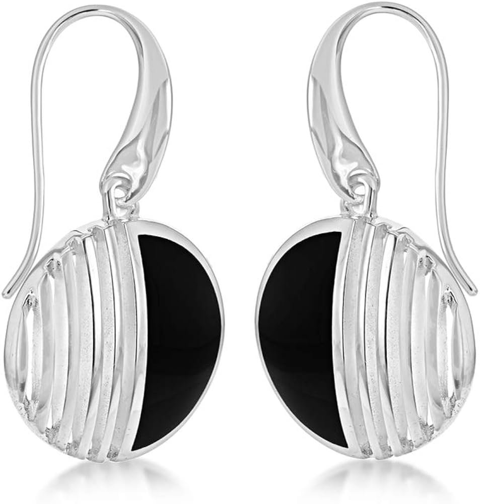 Tuscany Silver Boucles Oreilles Perles Argent Sterling