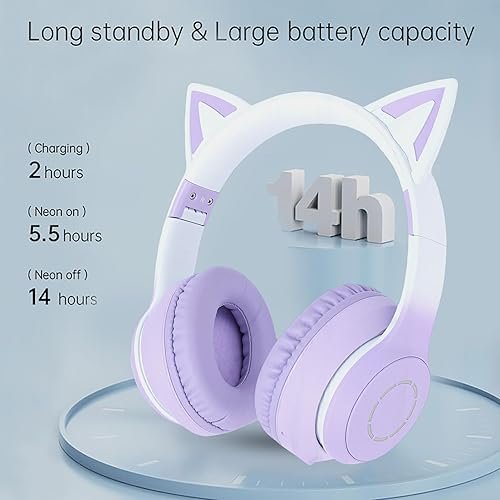Naroote Casque de Jeu sans Fil, ecouteurs Bluetooth 5.3 avec ...