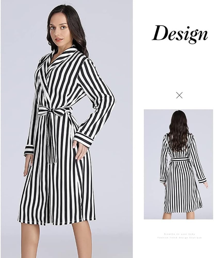 KITCISSL Robe de Chambre Pyjama Femme, Chemise de Nuit ...