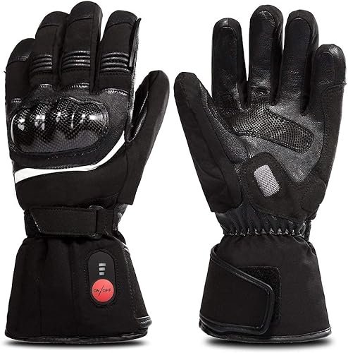 SAVIOR HEAT Gants Chauffants Rechargeables Moto Ski