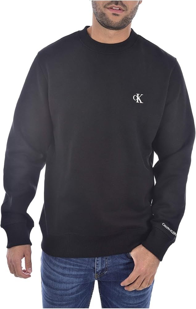 Calvin Klein Sweat-Shirt Homme CK Essential sans Capuche