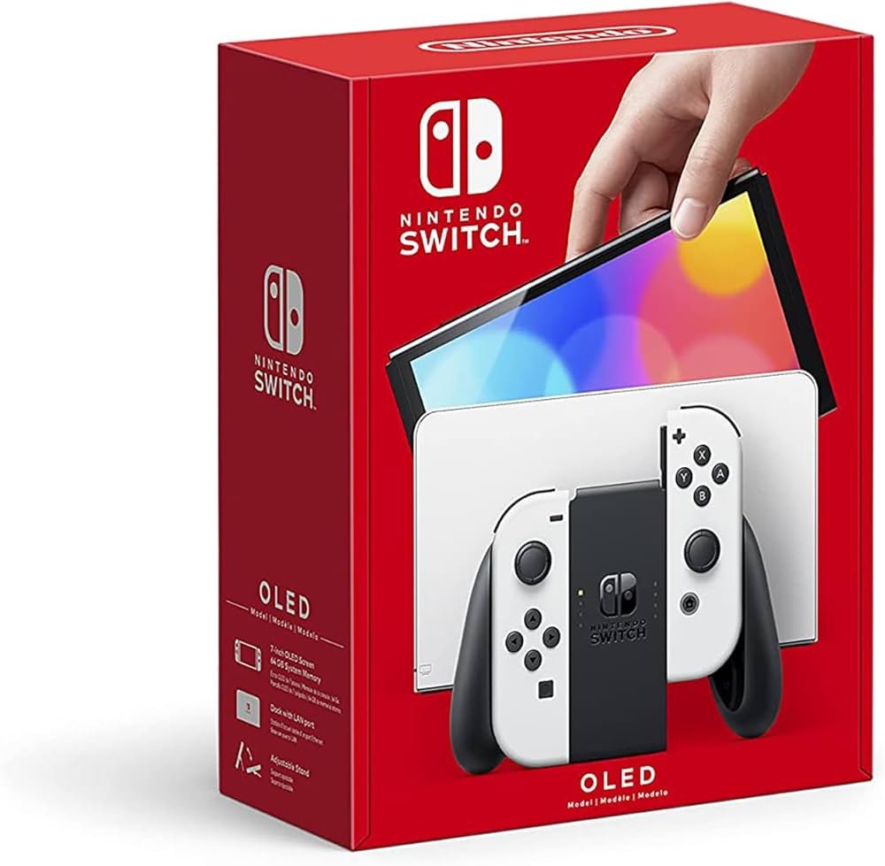 Nintendo Switch OLED Blanc - Ecran: OLED 7 pouces