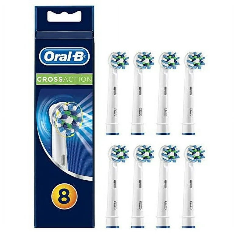 Pack de 8 brossettes de rechange compatibles Oral B.